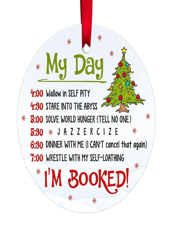 34HD Gifts for Christmas, Cartoon Characters Christmas Ornament Ceramic 2-Side Printed, Christmas Movie Gifts, Christmas Decorations for Trees - Image 1